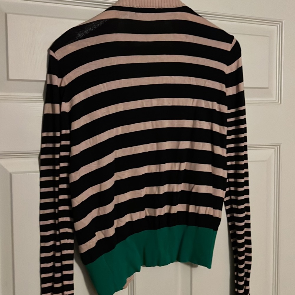 Striped cardigan with buttons - Picture 6 of 6